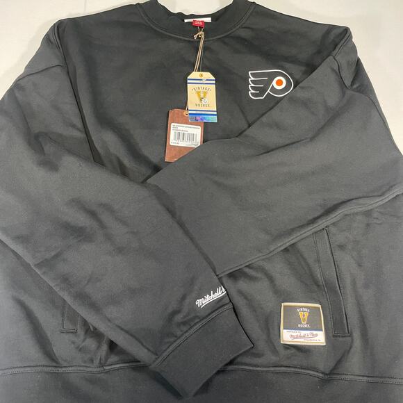 Philadelphia Flyers Mitchell & Ness NHL Oversweep Crewneck - Picture 1 of 5